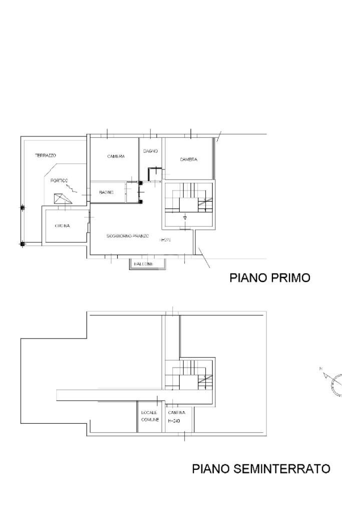 Trilocale Borgo Santa Costanza, Fornovo di Taro - planimetria 1