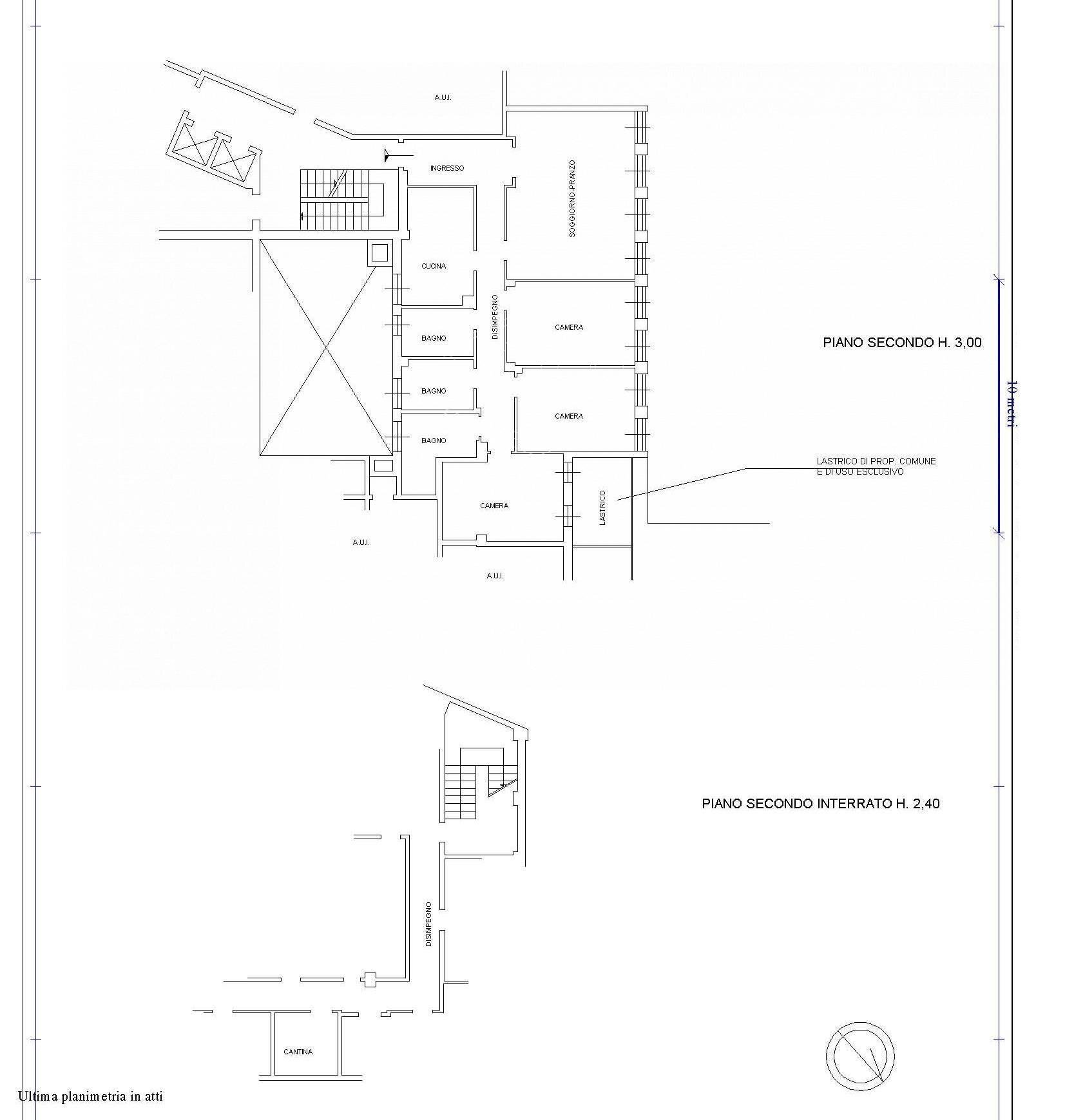 Apartment Via Alessandro Cervellati, Bologna (neighborhood Centro Storico) - floor plans 1