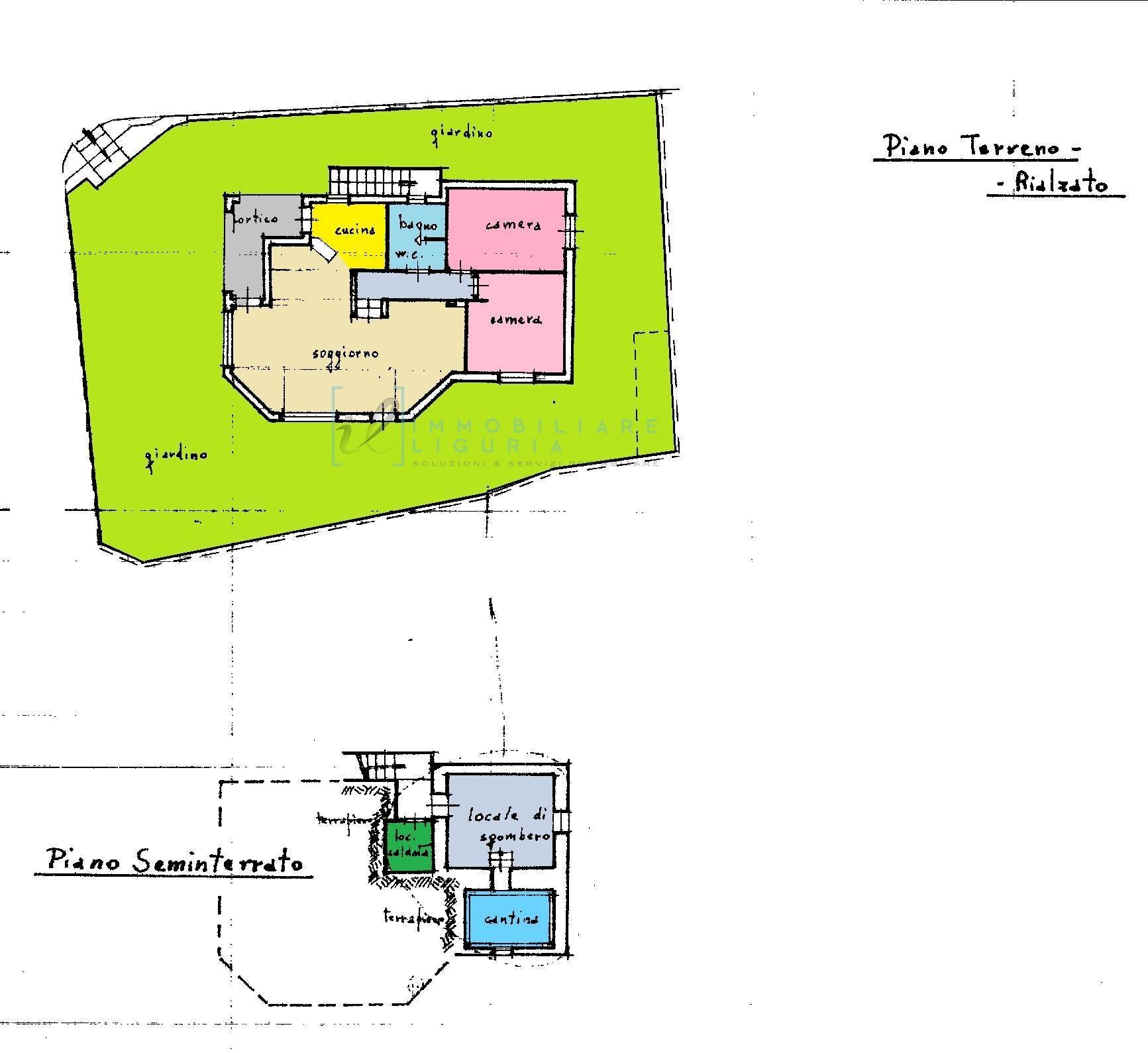 Foto 28 - Villa Via della Croce, Casanova Lerrone - floor plans 1