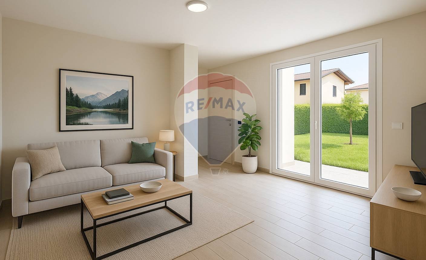 rendering soggiorno - Villa a Schiera via roma
 
35, Ranica - foto 2