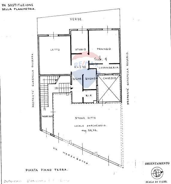 Pianta 2D - Casa indipendente via marzabotto
 
68, Ragusa - planimetria 1