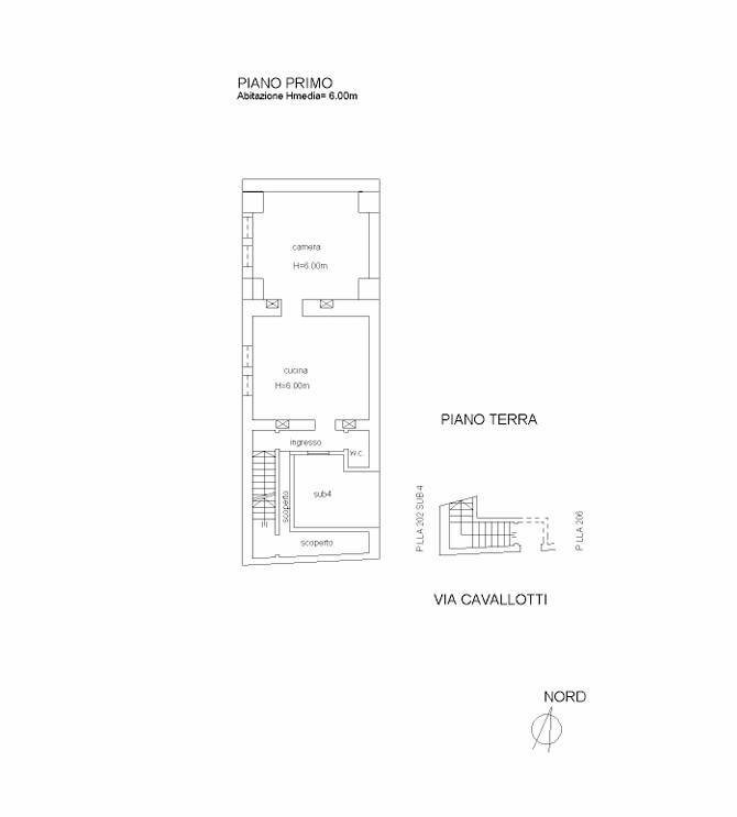 Foto 53 - Casa indipendente Via Cavallotti
 
20, Casarano - planimetria 1