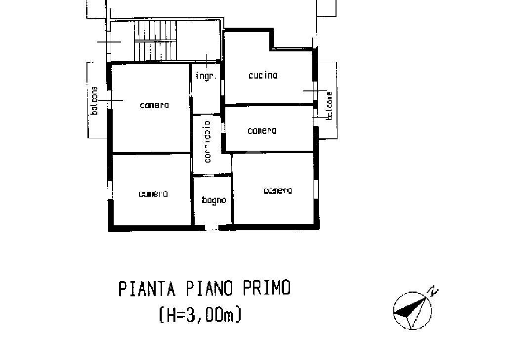 Four-room apartment Via Goffredo Mameli, Vignola - floor plans 1