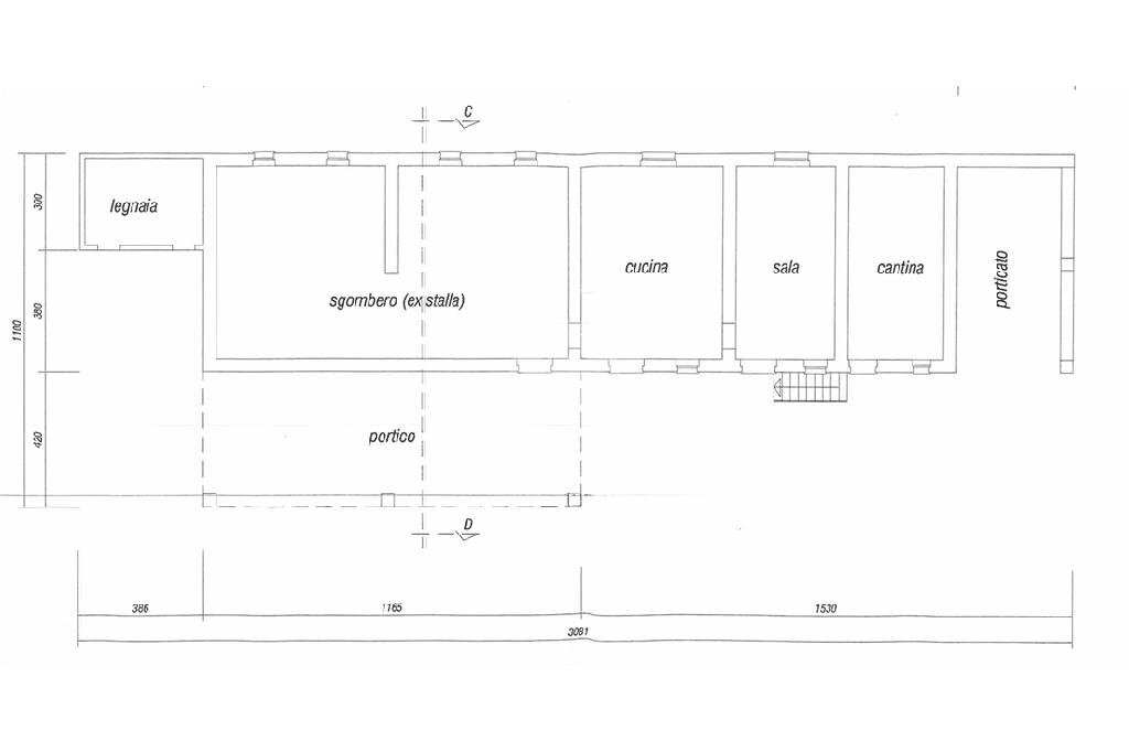 Rustic Frazione San Luigi, Bene Vagienna - floor plans 1