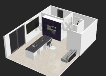 Pianta 3D - Casa semi indipendente Via 5 Vette, Cuasso al Monte - foto 9