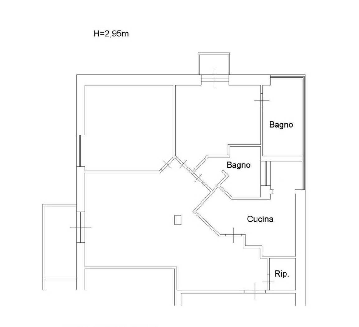 Trilocale Roma - planimetria 1
