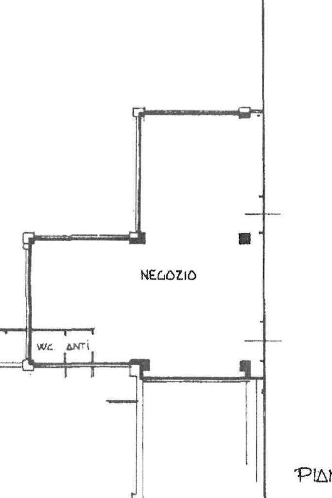 Negozio via Radici in piano, Sassuolo - planimetria 1