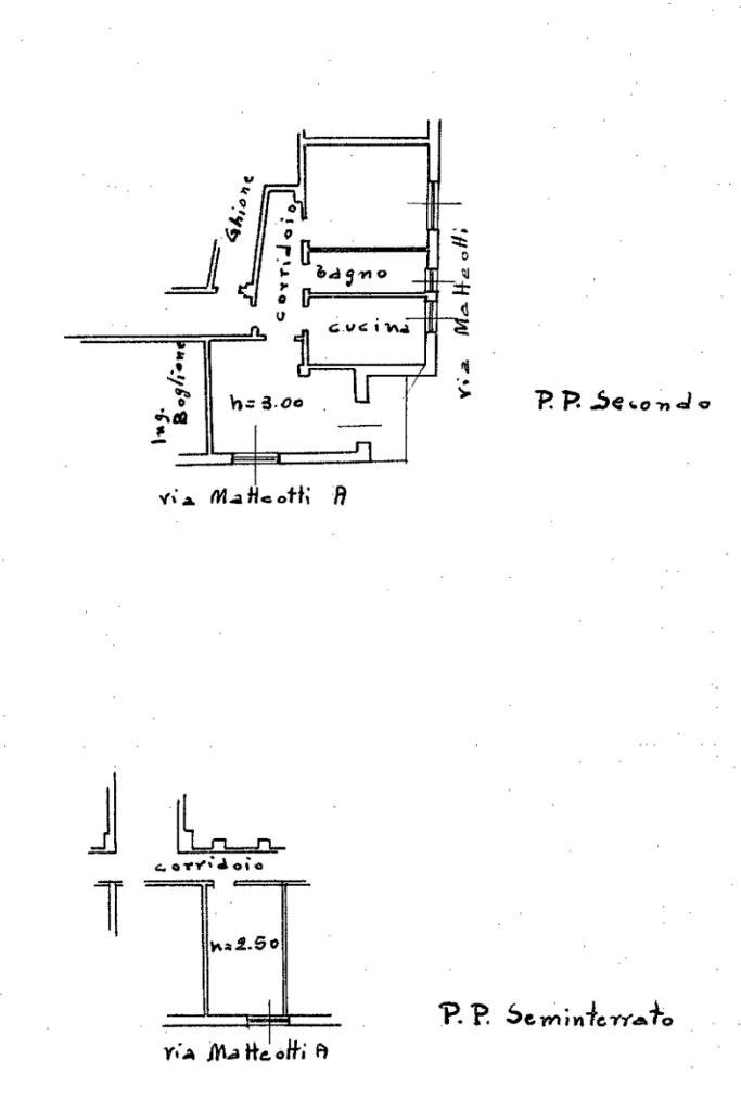 Trilocale Via Giacomo Matteotti, Bra - planimetria 1