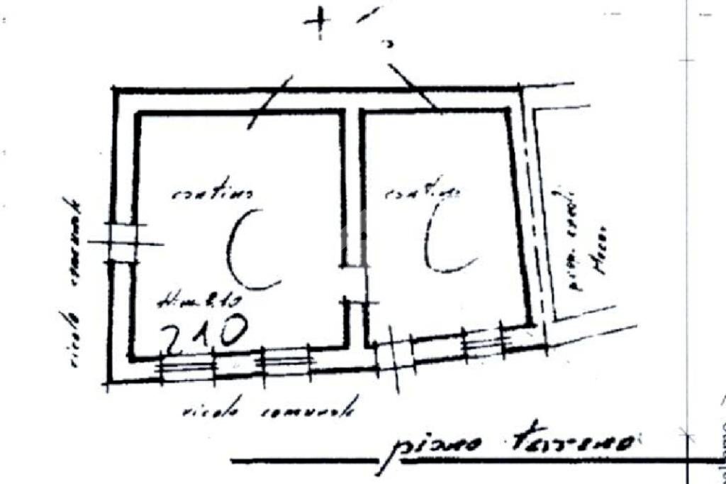 Casa indipendente Frazione Fornelli, Monastero di Lanzo - planimetria 1