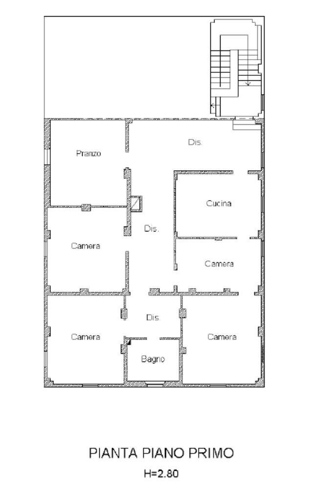 Independent house Via Noce, Castelfranco Emilia - floor plans 1
