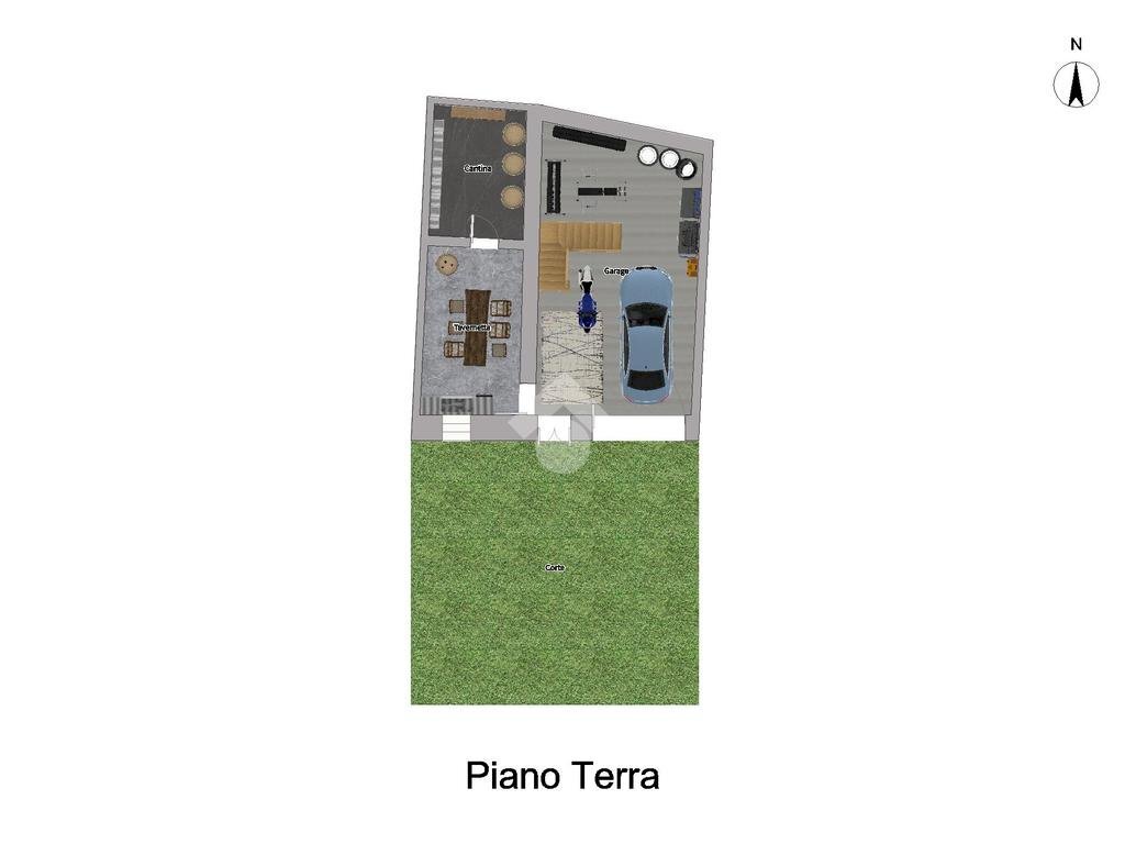 Casa semi indipendente Località Grange de Barme, Chatillon - planimetria 1