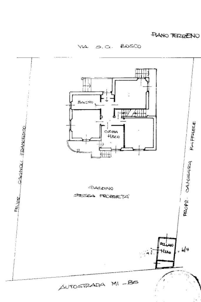 Villa Via San Giovanni Bosco, Trezzo sull'Adda - planimetria 1