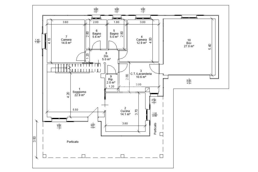 Villa Via I° Maggio, Viguzzolo - floor plans 1