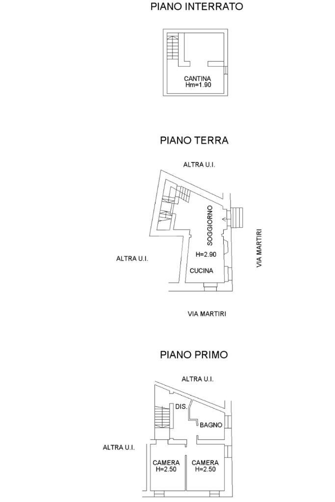 Casa indipendente Via 5 Martiri, Carezzano - planimetria 1