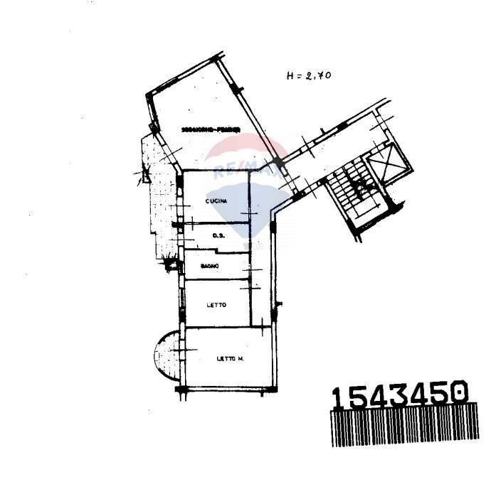 Pianta 2D - Quadrilocale Via Angelo Alberghina
 
6, Caltagirone - planimetria 1