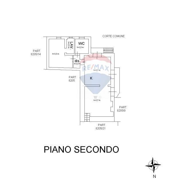 Pianta 2D - Trilocale Via Antonino Di Sangiuliano
 
139, Catania - planimetria 1