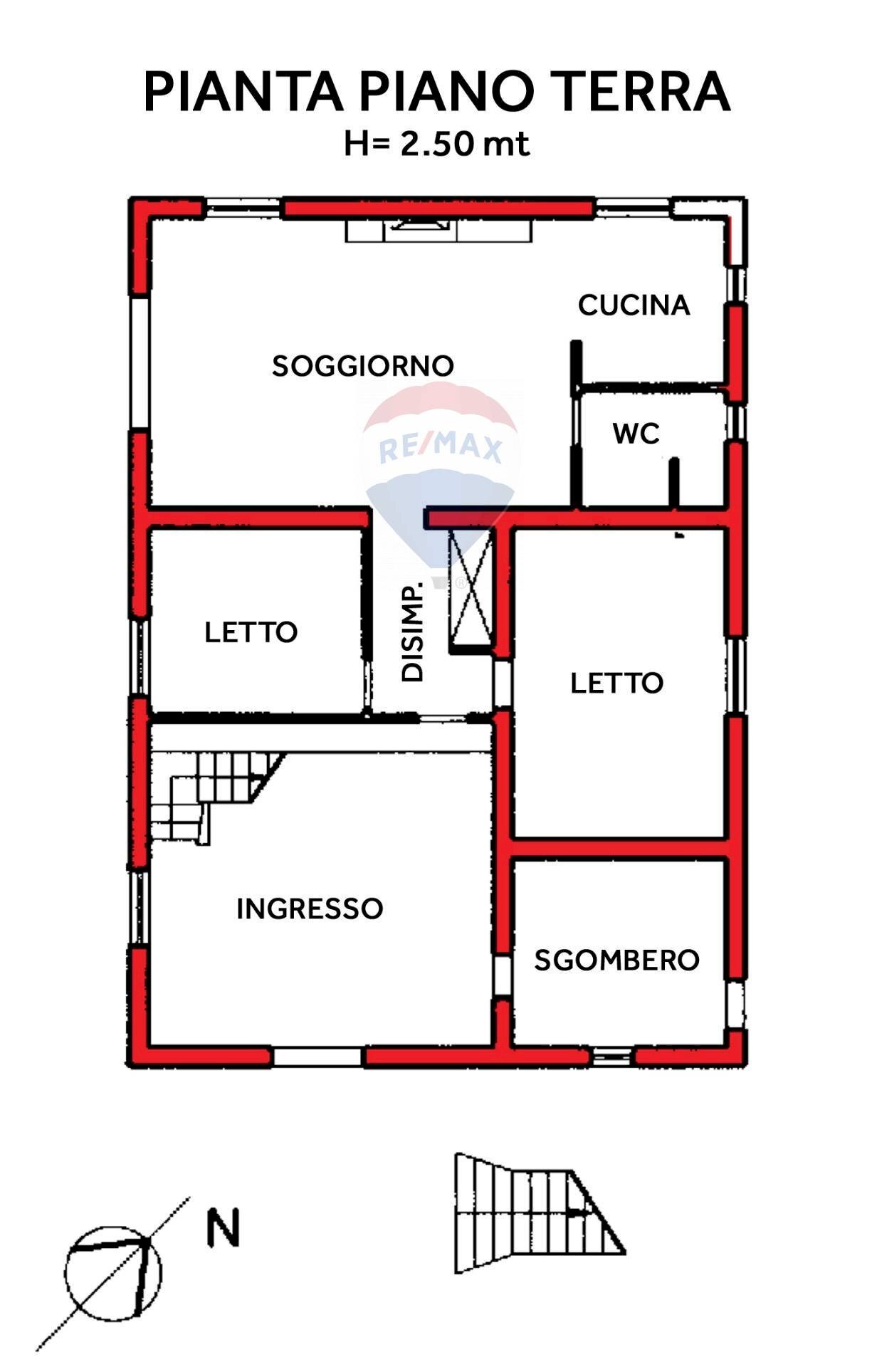 Pianta 2D - Villa Via Poseidone
 
7, Trapani - planimetria 1