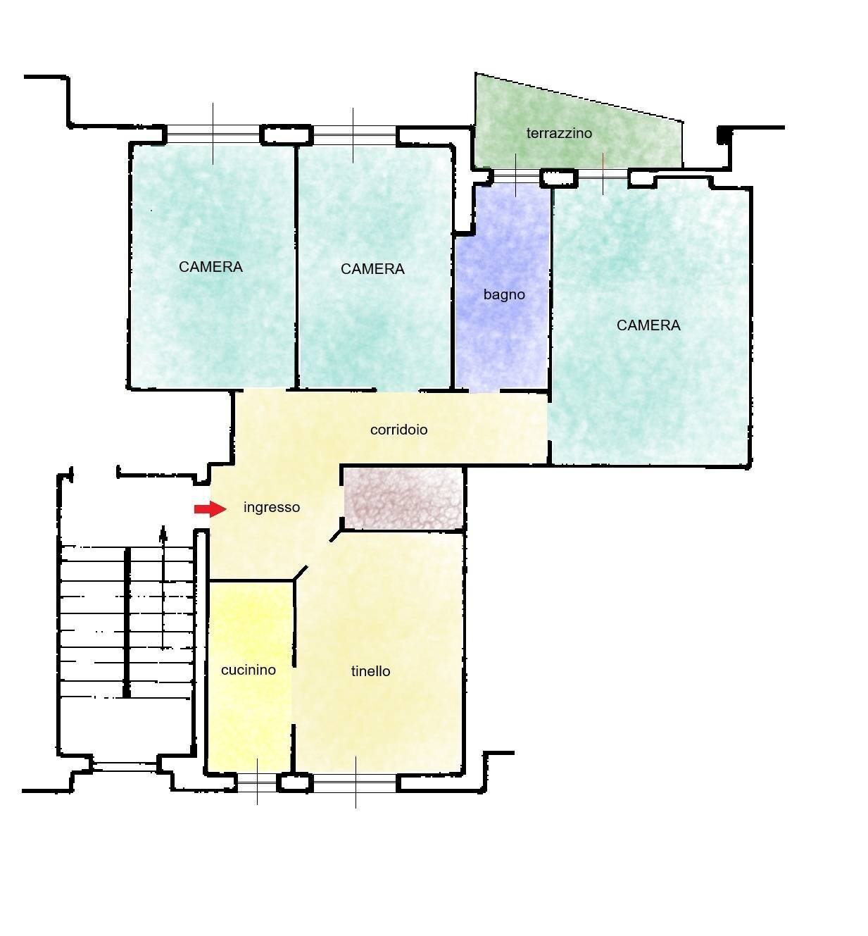 Foto 31 - Appartamento Via Francesco Mignone
 
40, Savona - planimetria 1