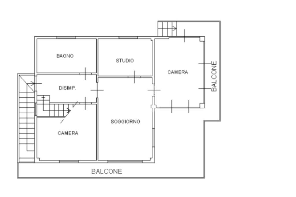 Villa Via selvaggio, Giaveno - planimetria 1