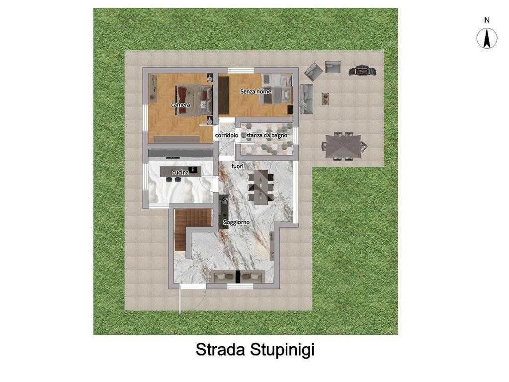 Villa Strada stupinigi, Orbassano - planimetria 1