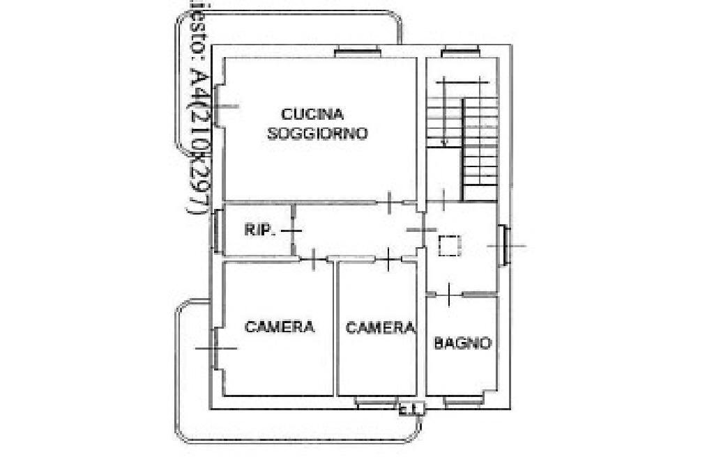 Porzione di casa Via San Francesco Al Campo, Leini - planimetria 1