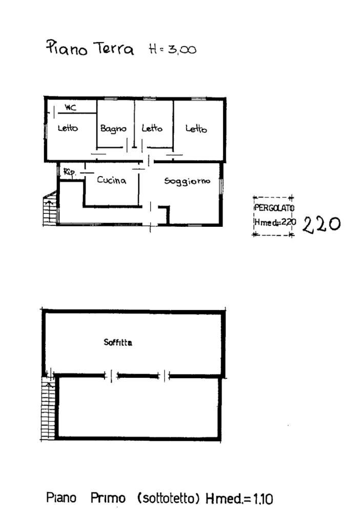 Casa indipendente Via Lunga, Carpi - planimetria 1