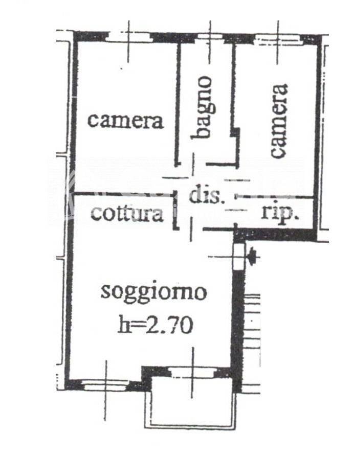 Foto 20 - Trilocale via Romagna
 
43, Legnano - planimetria 1