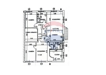 Pianta 2D - Appartamento Via Fratelli Cervi
 
34, Trezzano Rosa - foto 26