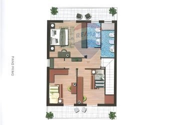 Pianta 2D - Villa a Schiera Via Provinciale
 
209, Santa Venerina - foto 25