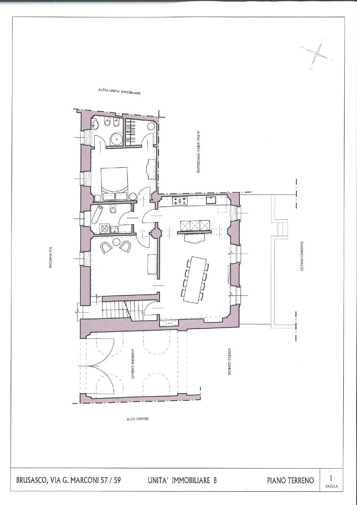 Foto 35 - Rustico Via Marconi
 
57, Brusasco - planimetria 1