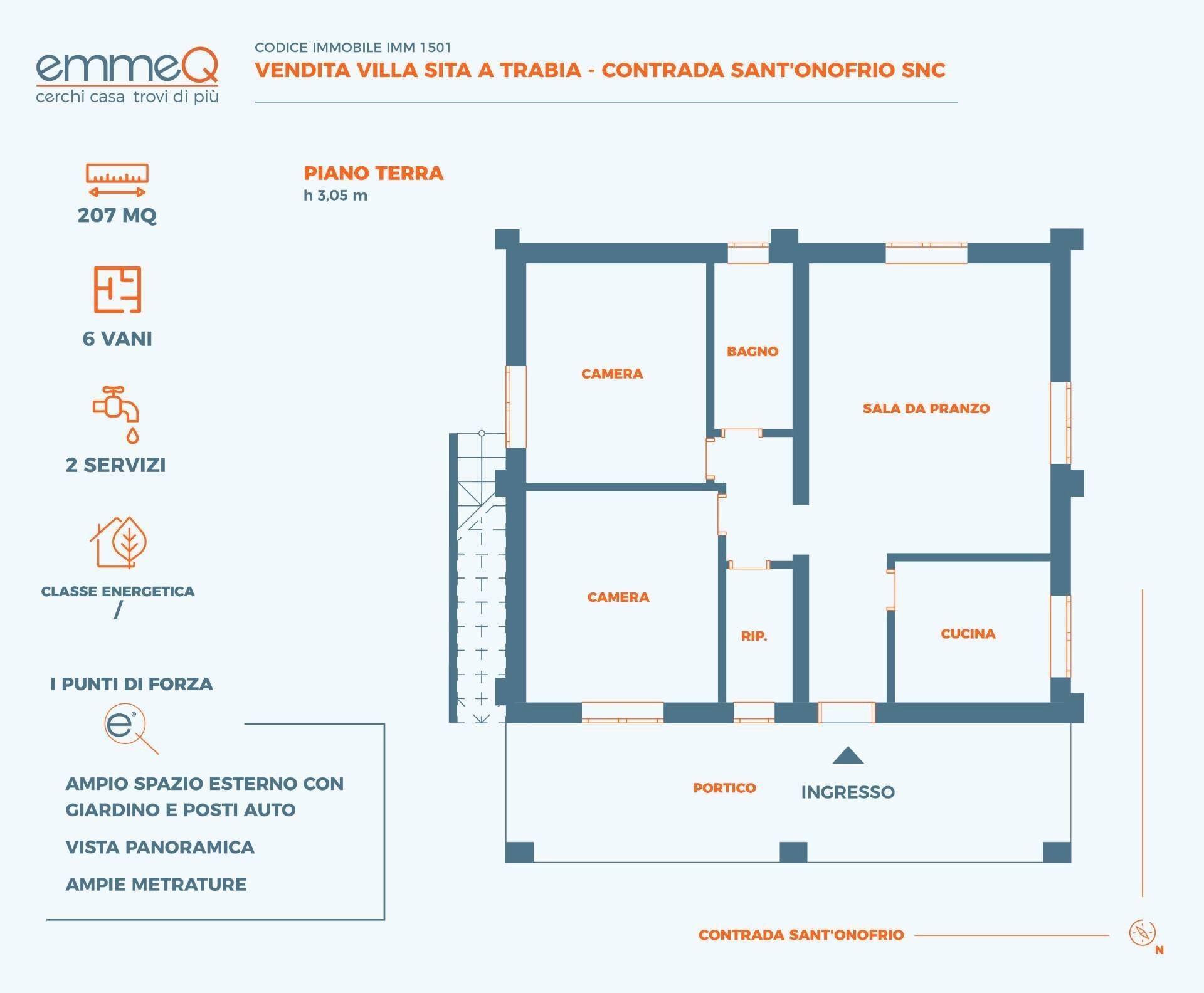 Foto 39 - Villa contrada sant'onofrio
 
snc, Trabia - planimetria 1
