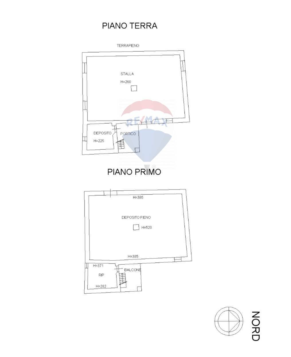 Pianta 2D - Rustic via Paisec, Vobarno - floor plans 1