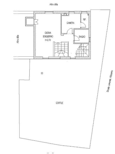 Terraced Villa Frazione Attissano, 119, Busca - floor plans 1