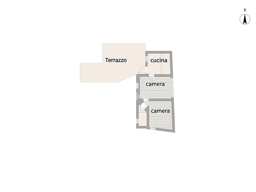 Trilocale Via Roma, Villa Faraldi - planimetria 1