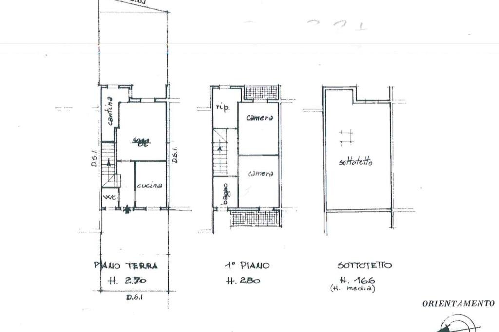 Villa a Schiera Via Mazzacurati, Cadelbosco di Sopra - planimetria 1