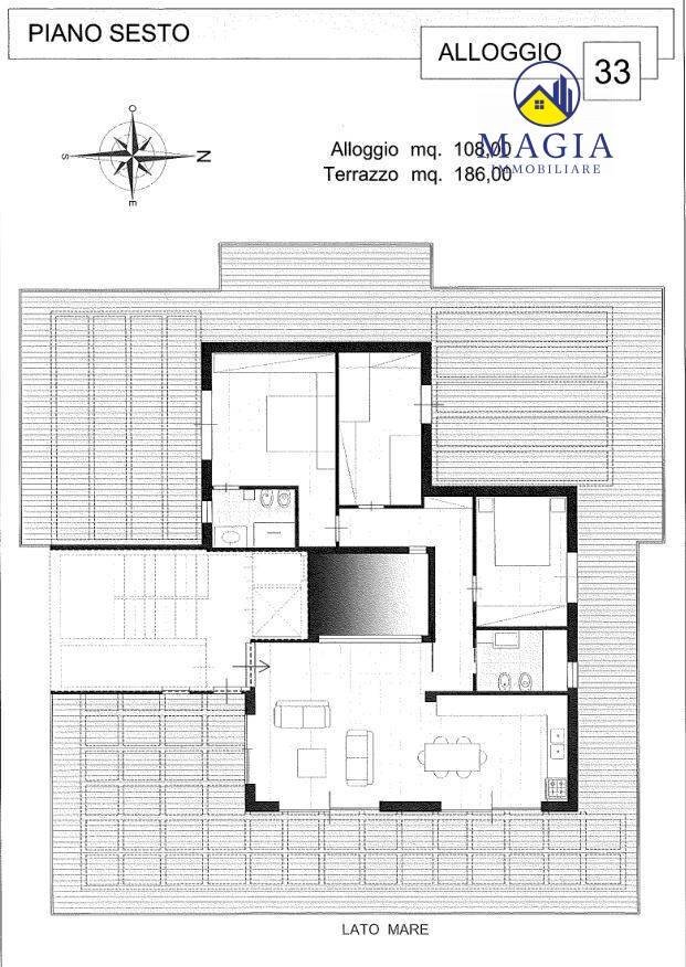Foto 1 - Four-room apartment Alba Adriatica - floor plans 1
