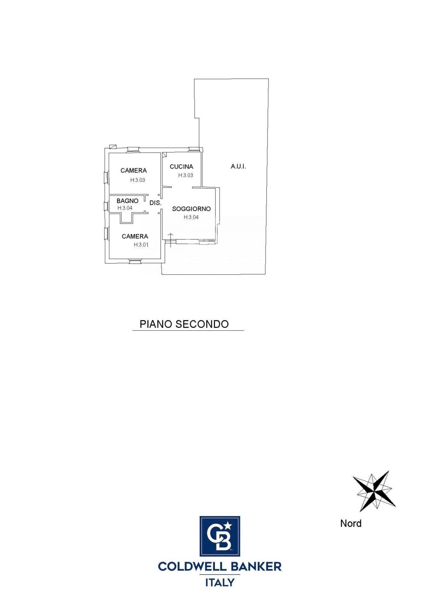 Foto 26 - Trilocale Via Lagomaggio
 
121, Rimini - planimetria 1