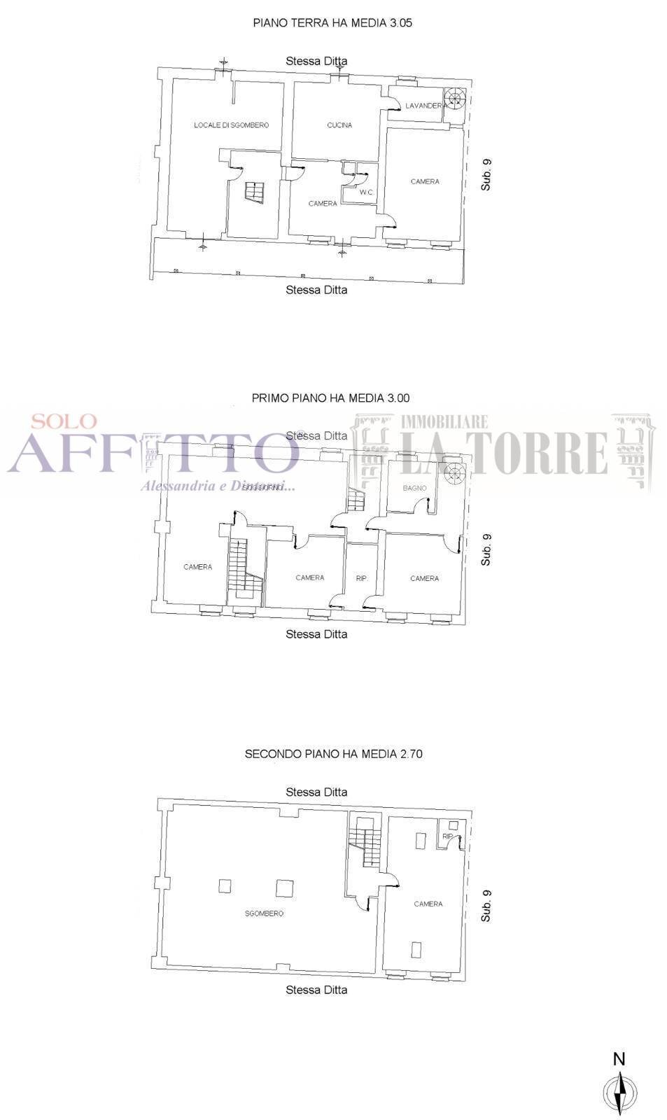 Foto 34 - Villa STRADA DELLA CERCA, Alessandria - planimetria 1