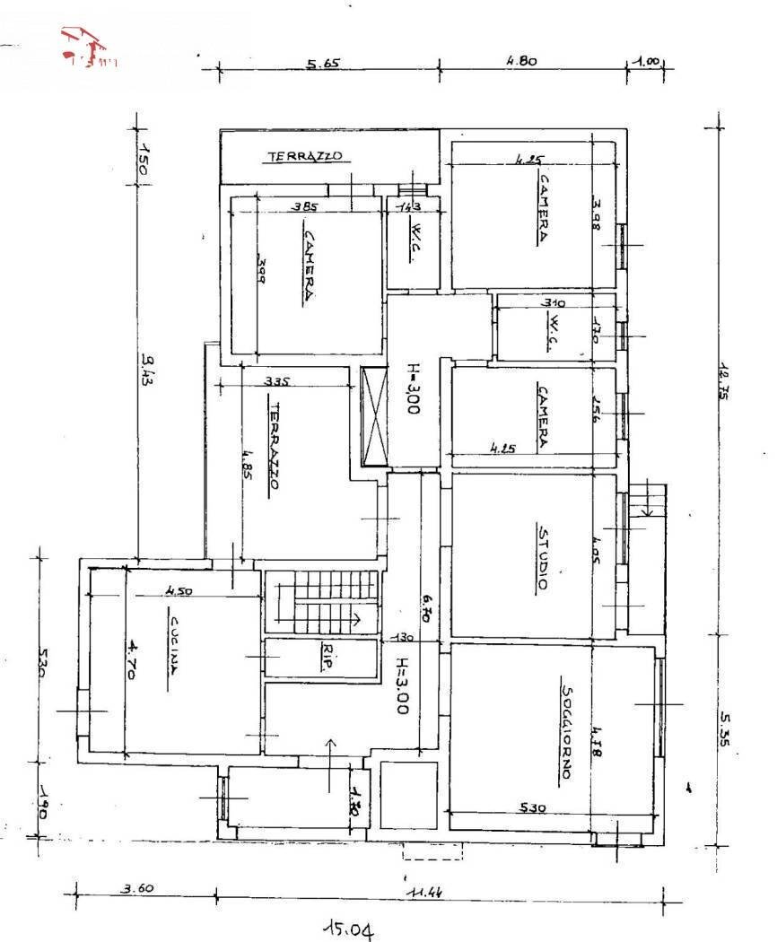 Foto 42 - Villa via Pian di Grassina
 
144, Bagno a Ripoli - planimetria 1
