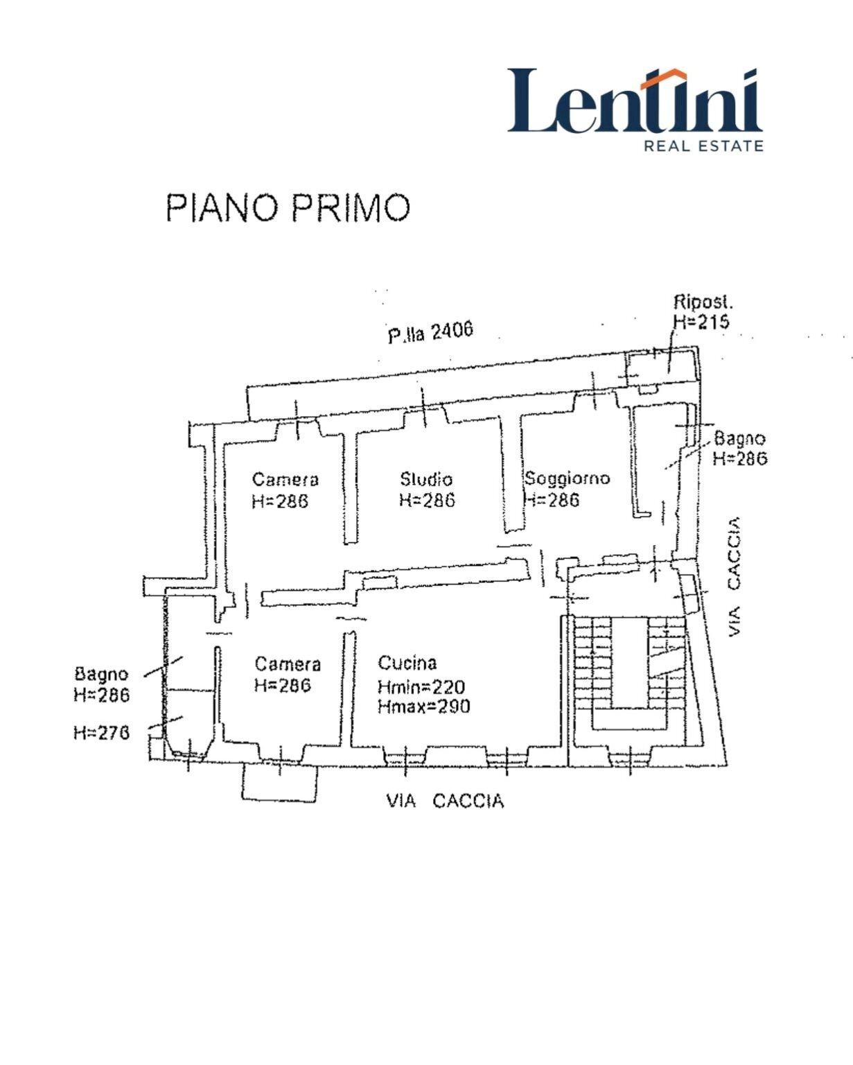 Appartamento via Guglielmo Caccia, 7, Casale Monferrato - planimetria 1