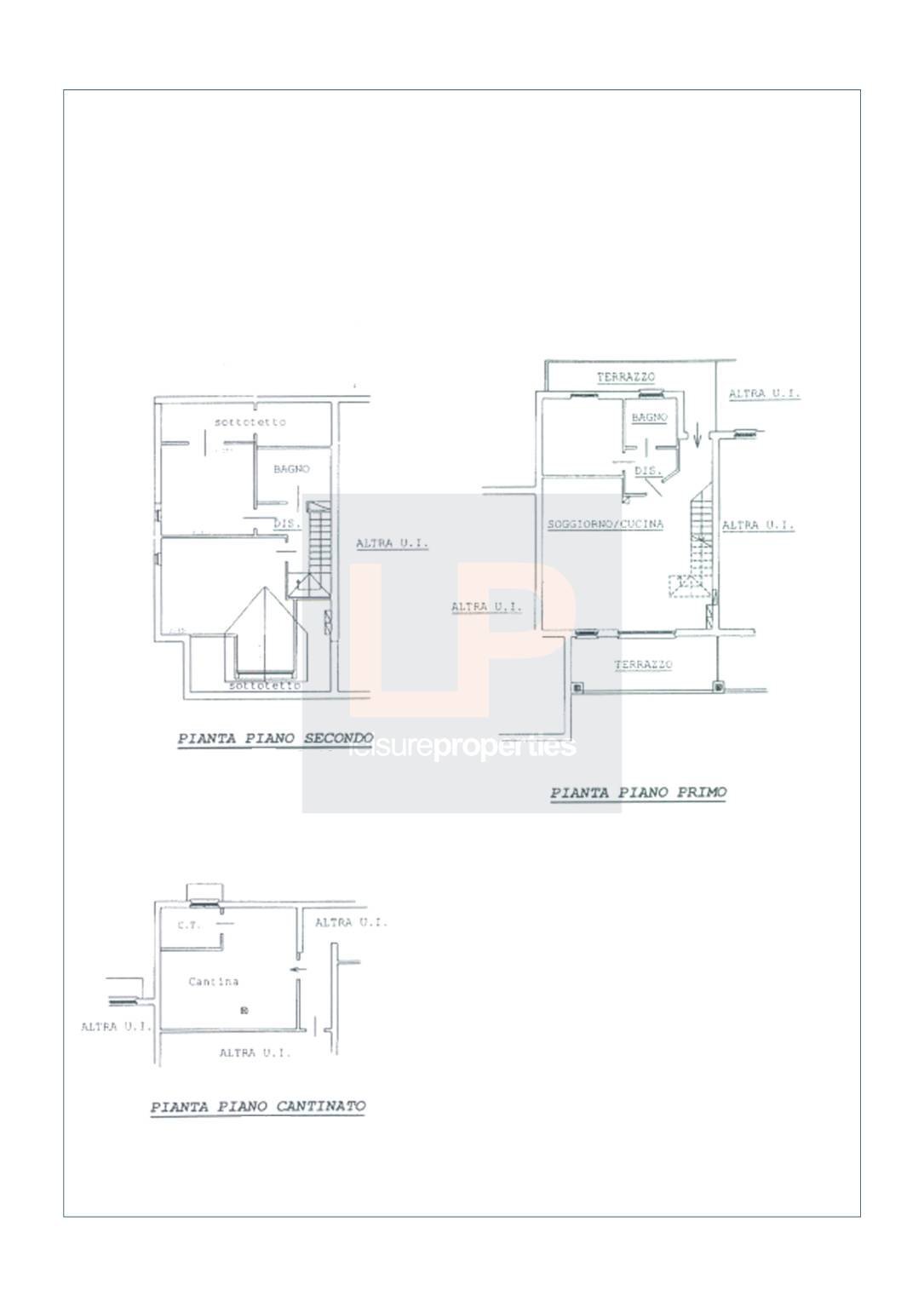 Apartment via Quassa, 6A, Ranco - floor plans 1