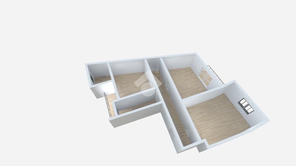 Three-room apartment Corso Casale, Asti - floor plans 1