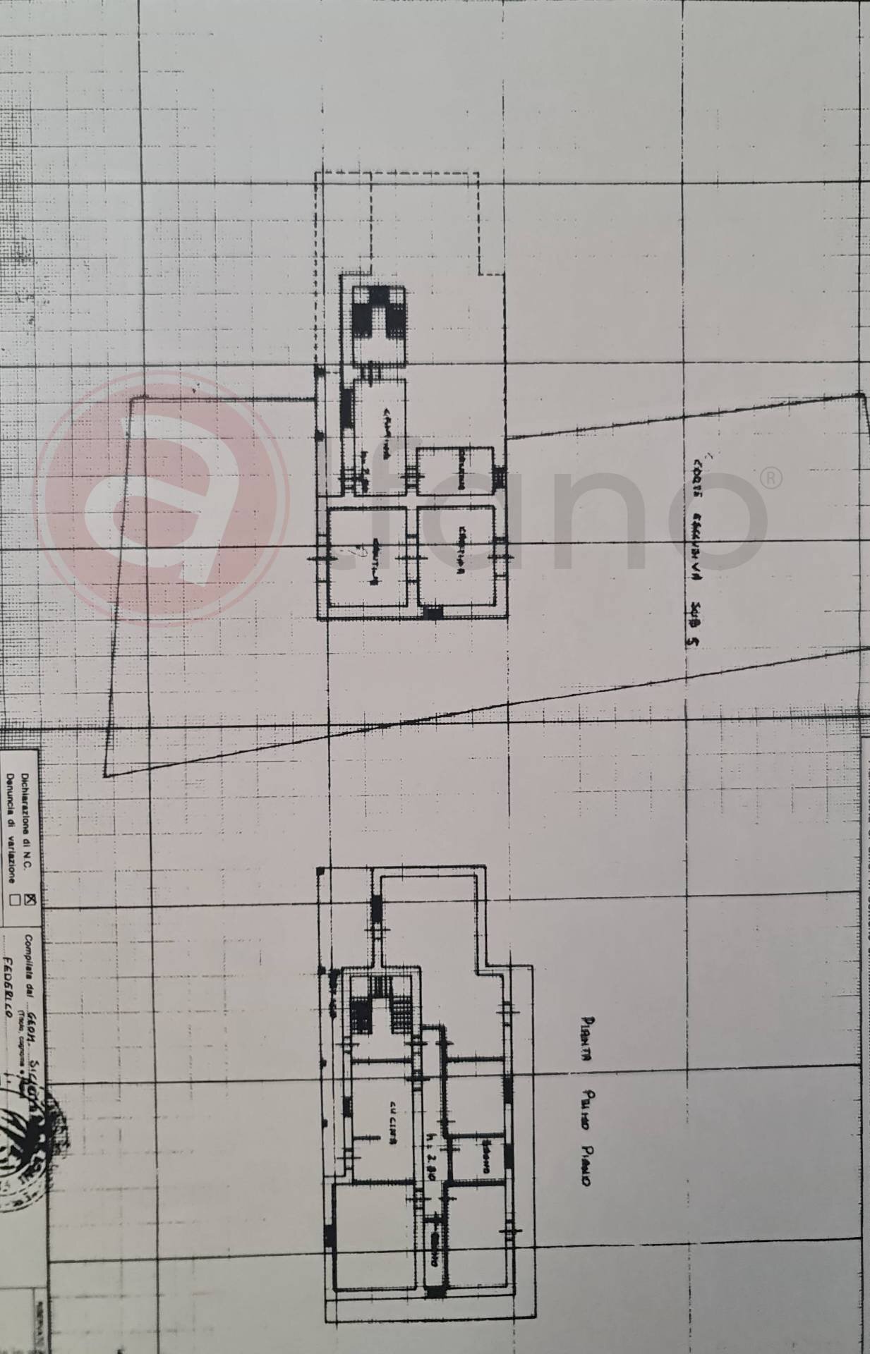 Foto 46 - Casa semi indipendente Località Case Giovannone, Balsorano - planimetria 1