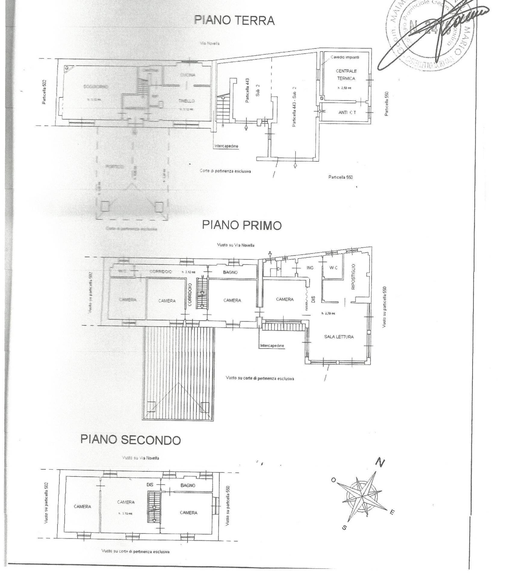 Foto 50 - Casa indipendente Pietra Marazzi - planimetria 1