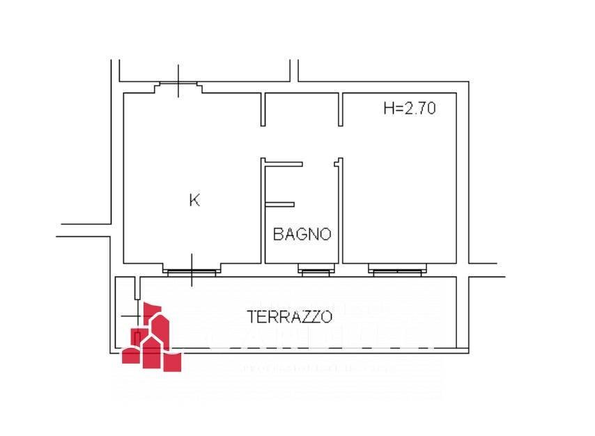 Foto 16 - Two-room apartment Via Montale
 
17, Montecosaro - floor plans 1