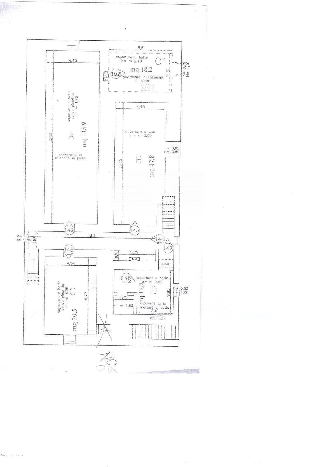 Foto 40 - Rustico Contrada Valente
 
snc, Crispiano - planimetria 1