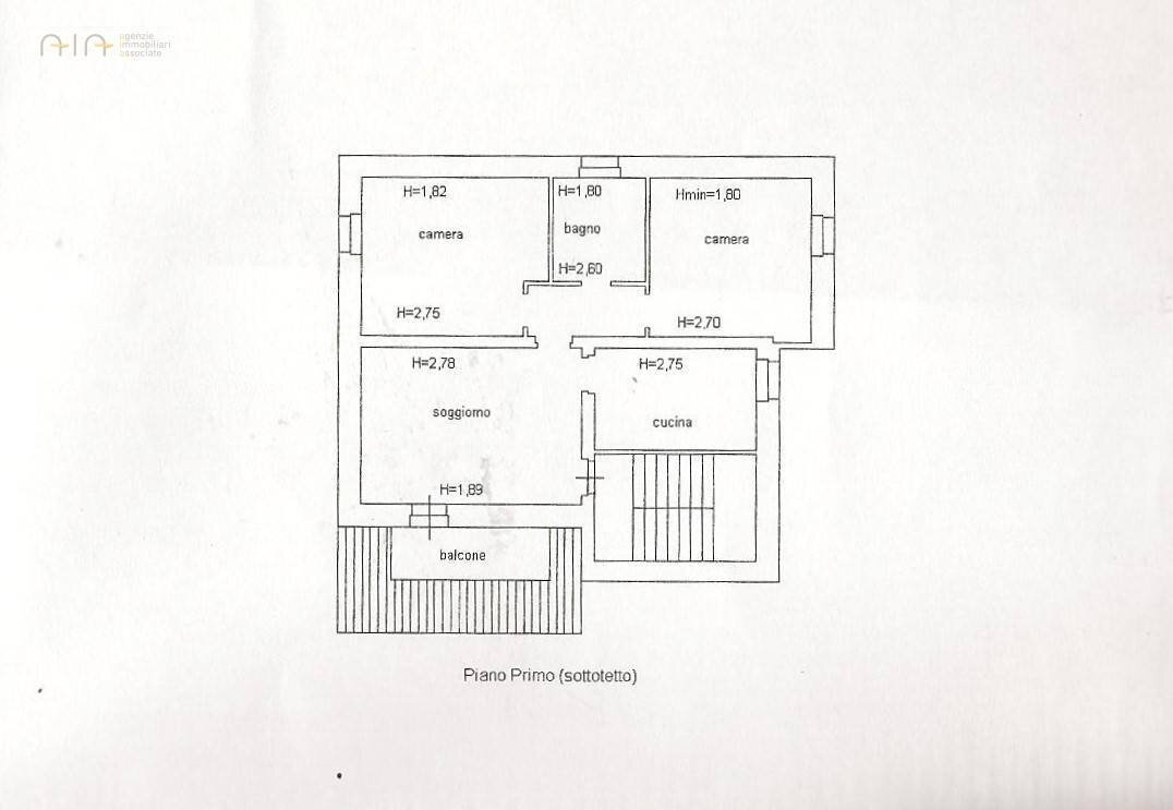 Foto 4 - Quadrilocale C.da Ceresola
 
42, Smerillo - planimetria 1