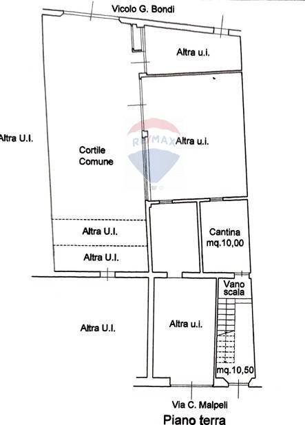 Pianta 2D - Casa semi indipendente Via Cornini Malpeli
 
38, Fidenza - planimetria 1