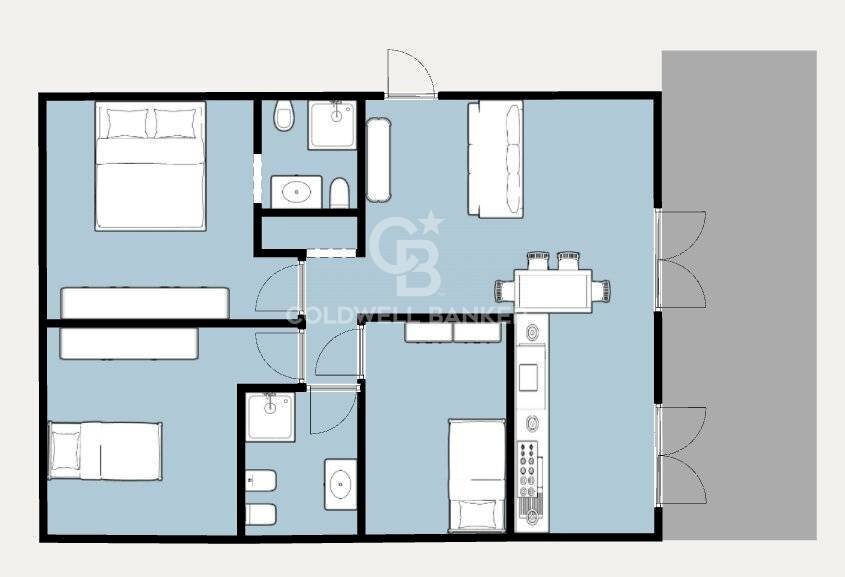 Foto 29 - Quadrilocale Via G. Carducci, Portoferraio - planimetria 1