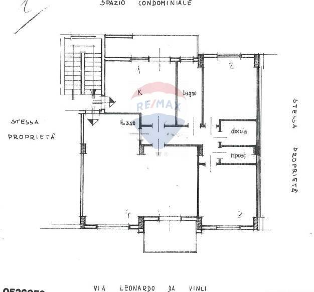Pianta 2D - Quadrilocale Via Leonardo  da Vinci
 
518, Palermo - planimetria 1